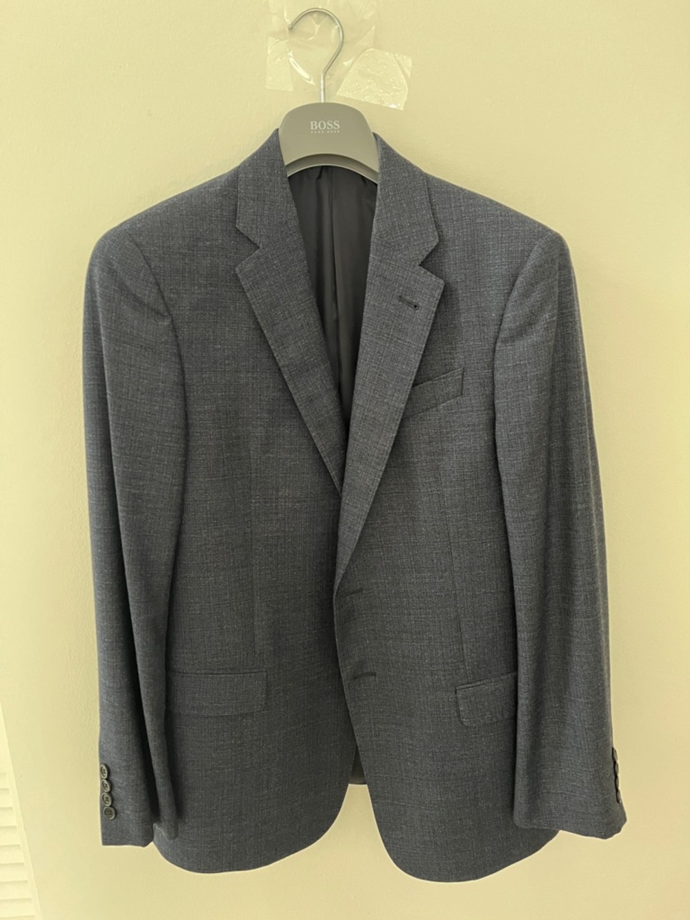 Georgio Armani Blue Wool Blend Sport Coat Blazer